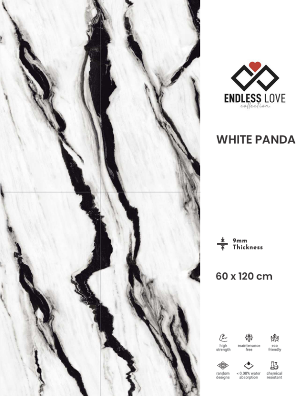 Pavimento White Panda 60x120 - immagine 2