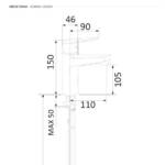 Miscelatore Lavabo Palomba Cromo - immagine 3