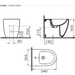 Bidet Marty Bianco Lucido - immagine 3