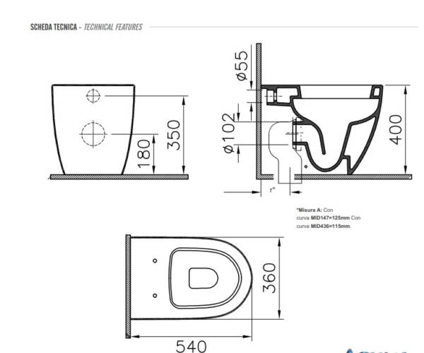 Vaso Marty Bianco Lucido - immagine 3