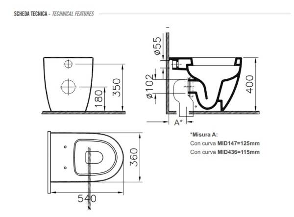 Vaso Marty Nero Opaco - immagine 2