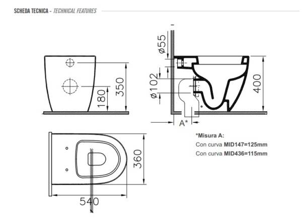 Vaso Marty Bianco Opaco - immagine 2