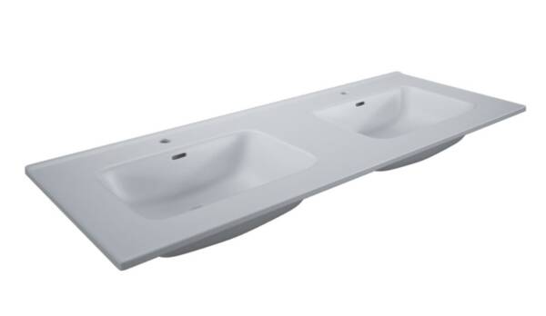 Lavabo XS 120 Doppia Vasca Nero Opaco - immagine 3