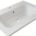 Lavabo Solido 80 In Resina E Cariche Minerali - immagine 2