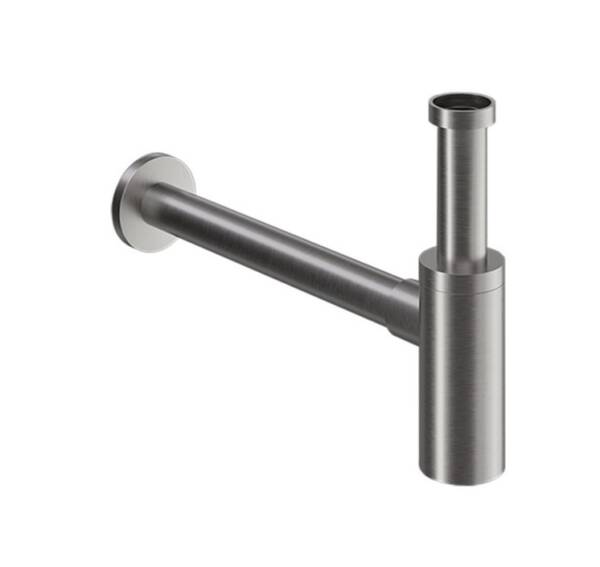 Sifone Lavabo Minimal Tondo Inox Spazzolato - immagine 2
