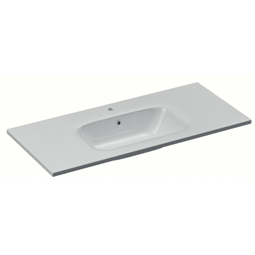 Lavabo Solid 100 In Resina E Cariche Minerali