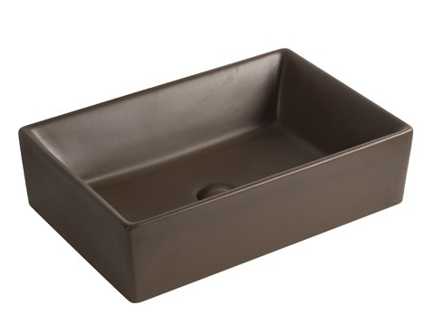 Lavabo Plus A444 In Ceramica - Marrone Opaco