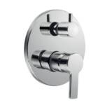 Incasso Doccia Con Deviatore New Egg Cromo