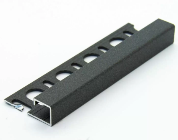 Profilo Terminale In Alluminio Quadro Antracite