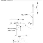 Miscelatore Esterno Vasca 9.15 Cromo - immagine 3