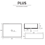Lavabo Plus A444 In Ceramica - immagine 6